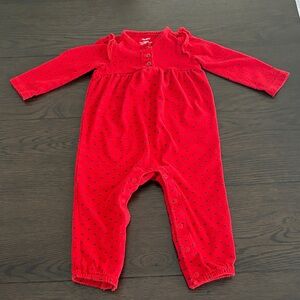 ♥️Carters Red & Blue Heart Jumpsuit♥️ (12M) Buy 1, Get 1 Free